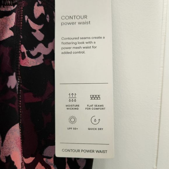 All in Motion Contour Power Waist High-Rise 7/8 Leggings - Picture 5 of 9